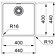 Edelstahlspüle FRANKE Maris MRX 110-40