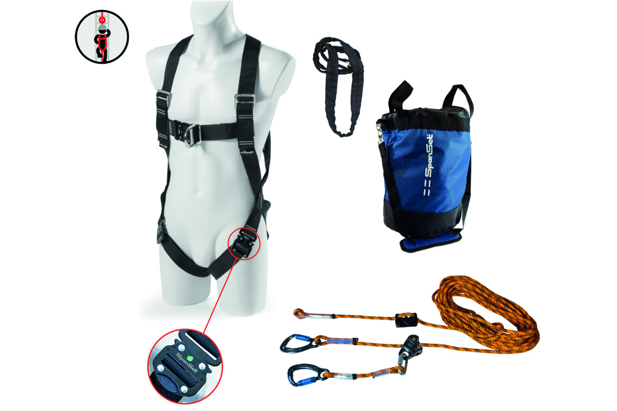 Höhensicherung Safety-Kit SPANSET SK-301/302 für Leitern und Masten