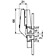 Alu CLIP-Adapterplatte BLUM für Zwischenscharnier AVENTOS HF / SERVO-DRIVE