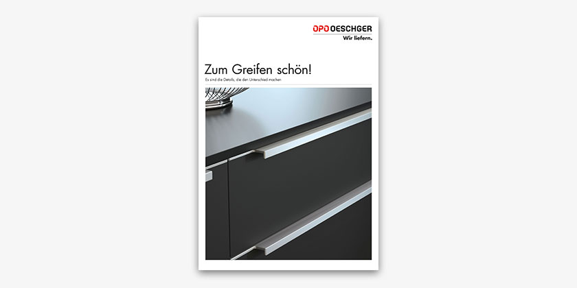 <p>Entdecken Sie in unserer Broschüre „Zum Greifen schön“ die Vielfalt unserer Griffmulden und Griffleisten! Unsere ästhetischen Designs bieten eine große Auswahl an Oberflächen und Farben aus dem RAL-Spektrum, die sich perfekt an Ihre individuellen Bedürfnisse anpassen lassen. Lassen Sie sich inspirieren!</p>