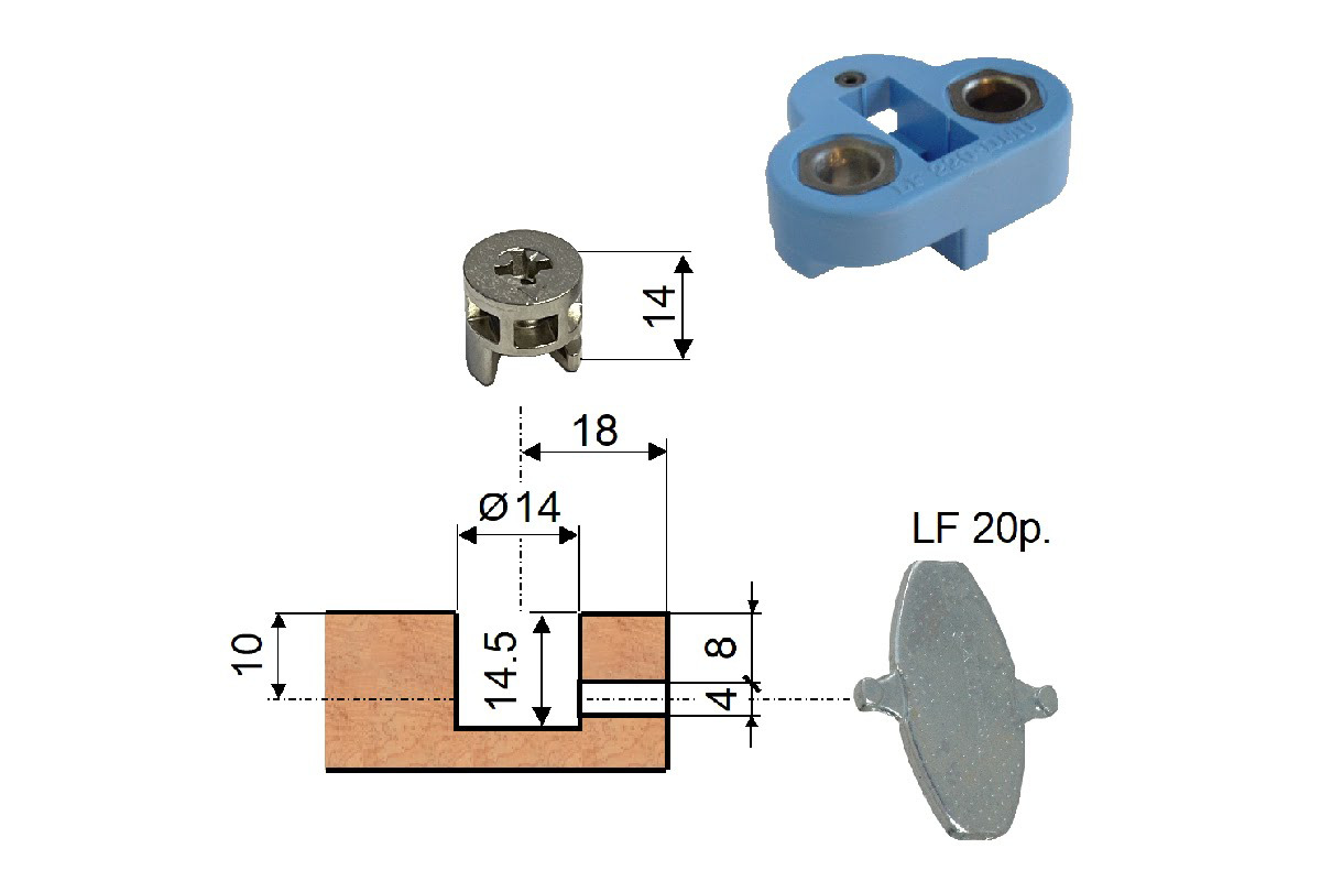 Doppelverbinder LAMIFIX